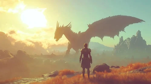Facing the Dragon in the Golden Light