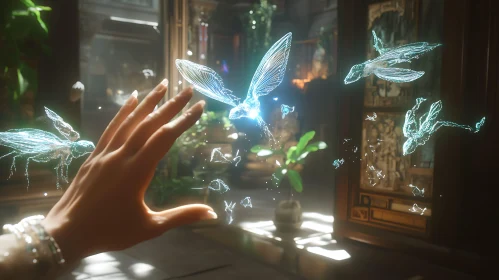 Glowing Fairies and Human Touch