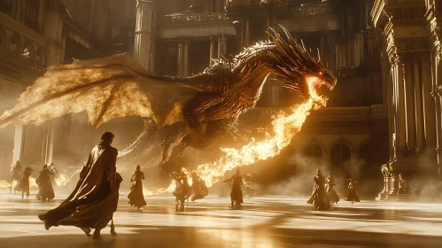 Golden Dragon Firestorm in Grand Hall