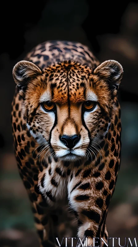 Cheetah Portrait Wildlife AI Image