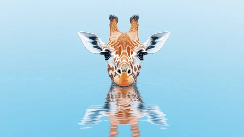 Giraffe in Water