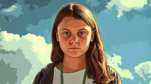 Greta Thunberg: Determined and Poised