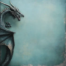 Serene Dragon: Fantasy Art Print