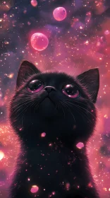 Celestial Kitty and Cosmic Bubbles