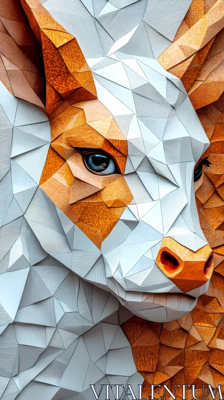 Polygonal Animal Art AI Image