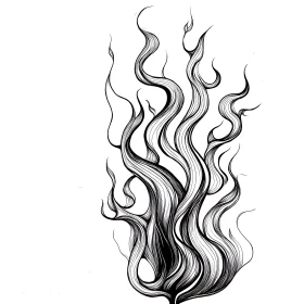 Fluid Line Art
