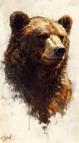 Wildlife Art of a Bear