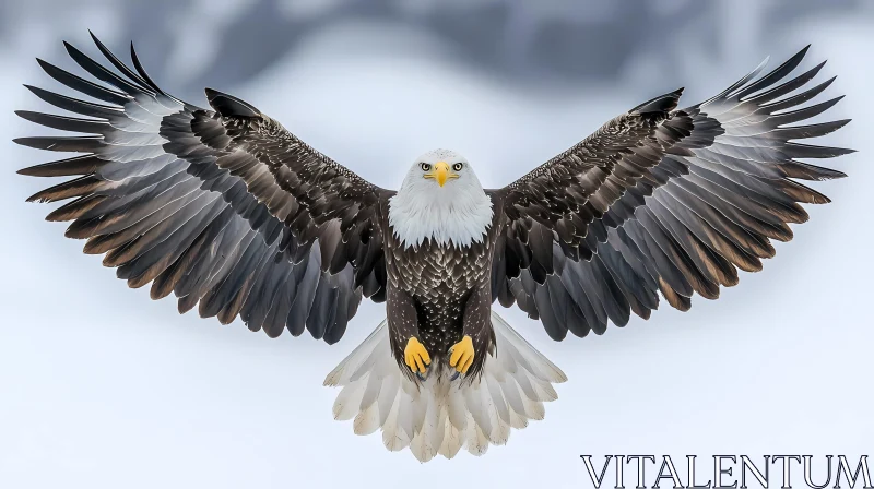 AI ART Bald Eagle Soaring