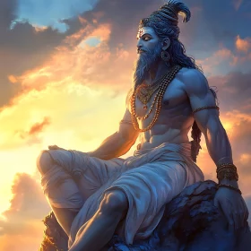 Meditative Deity Artwork