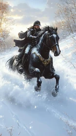 Rider in Winter