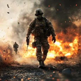 Warrior in the Inferno