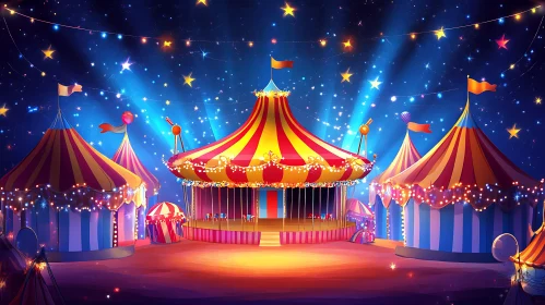 Starlit Circus Tents