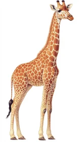 Giraffe Art Illustration