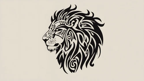 Stylized Lion Head