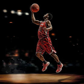 Athlete Mid-Air