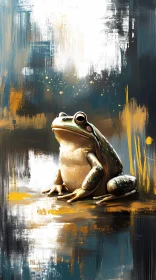 Nature Meets Art in Frog Illustration