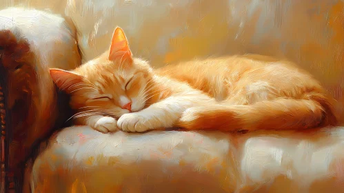 Peaceful Feline Portrait
