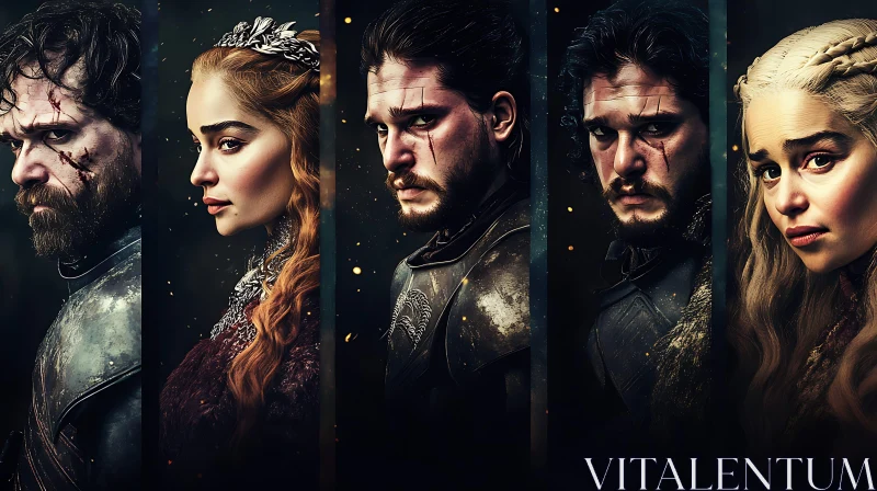 AI ART Portraits of the Realm: A Game of Thrones