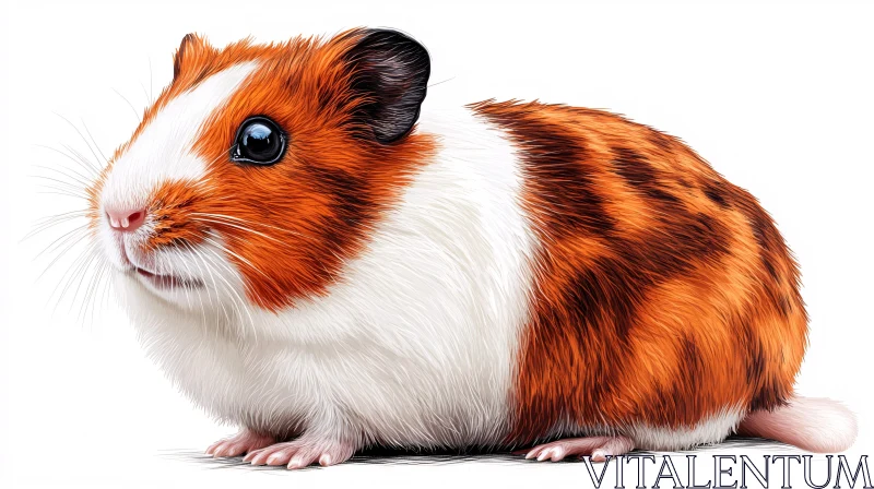 Charming Small Pet Hamster AI Image