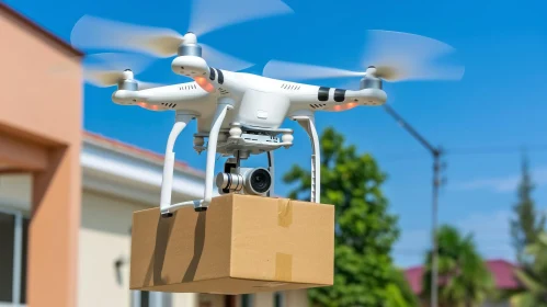 Captivating Drone Delivery Service for Packages | Soft-Focus Technique