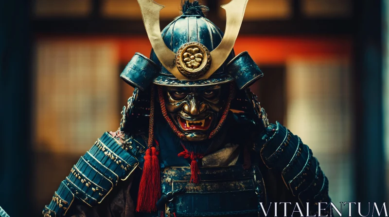 AI ART Ancient Samurai Warrior