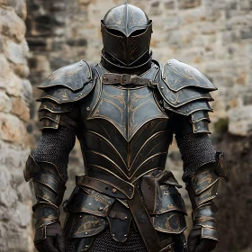 Armored Knight Standing Guard