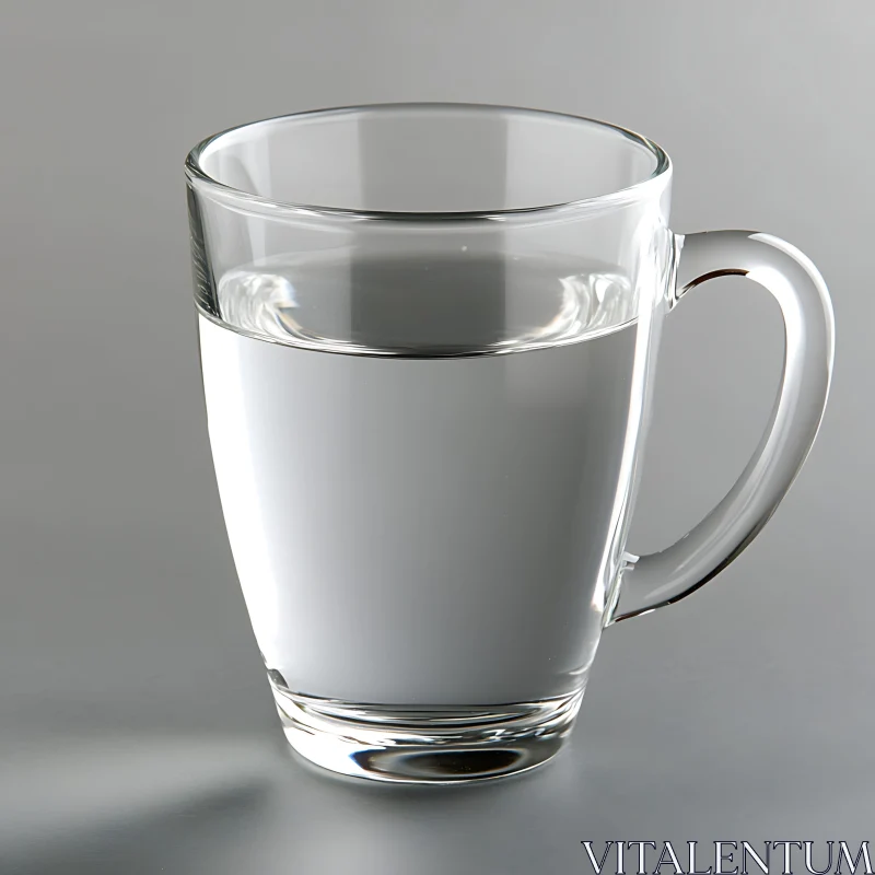 Glass of Water Still Life AI Image