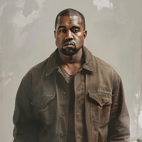 Kanye West Fashion Portrait