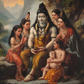 Divine Gathering: A Peaceful Depiction