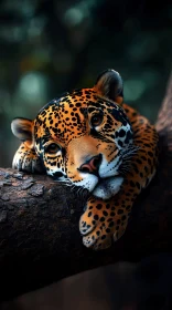 Leopard in Serene Repose
