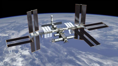 Exploring the Universe: Captivating Image of a Space Station