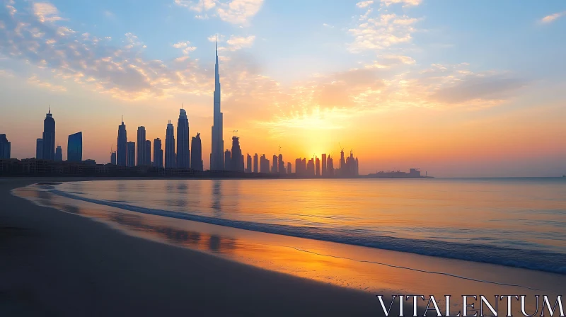 Dubai Skyline at Dawn