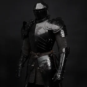 A Medieval Knight in Shining Armor