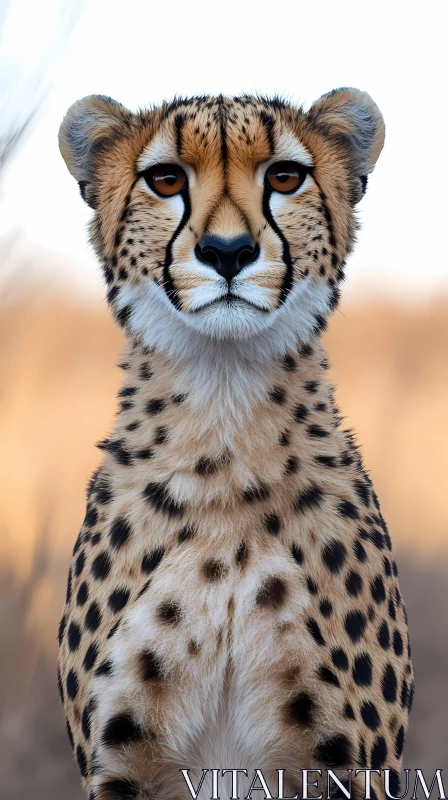 Cheetah Portrait in Nature