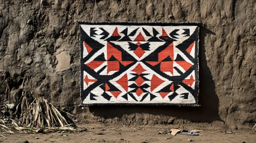 Handmade Geometric Textile Wall Hanging