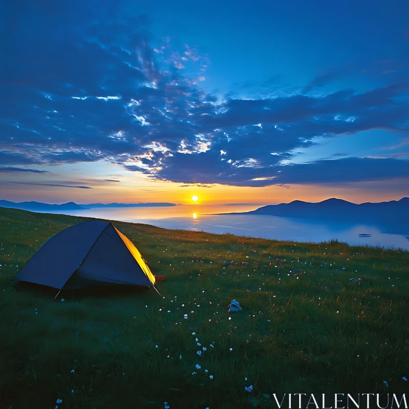 Sunset Camping Adventure
