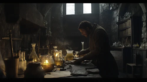 Vintage Alchemist at Work