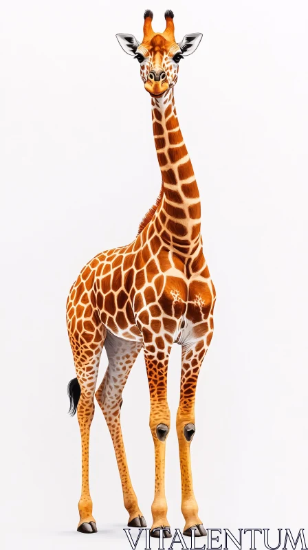 Digital Giraffe Art