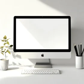 Modern Minimalist Office Setup