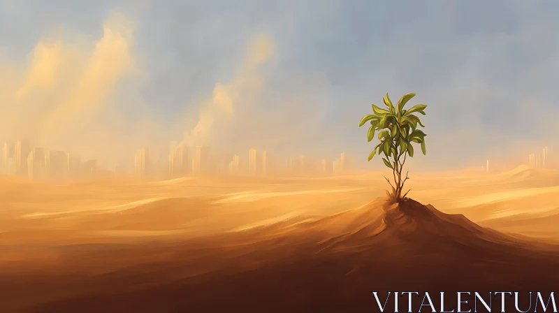 Desert Plant Hope Cityscape