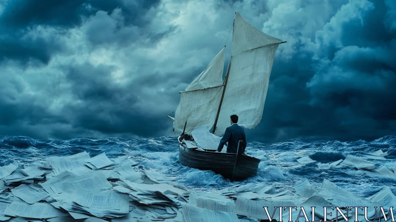 Solitude Voyage in a Sea of Paper