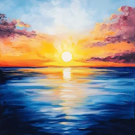 Seascape at Sunset