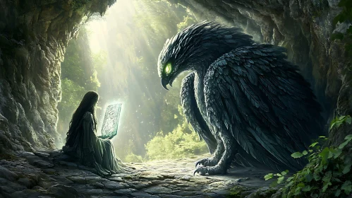 Mystic Tablet and Forest Dragon
