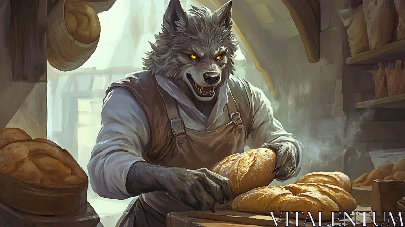 Furry Baker Character