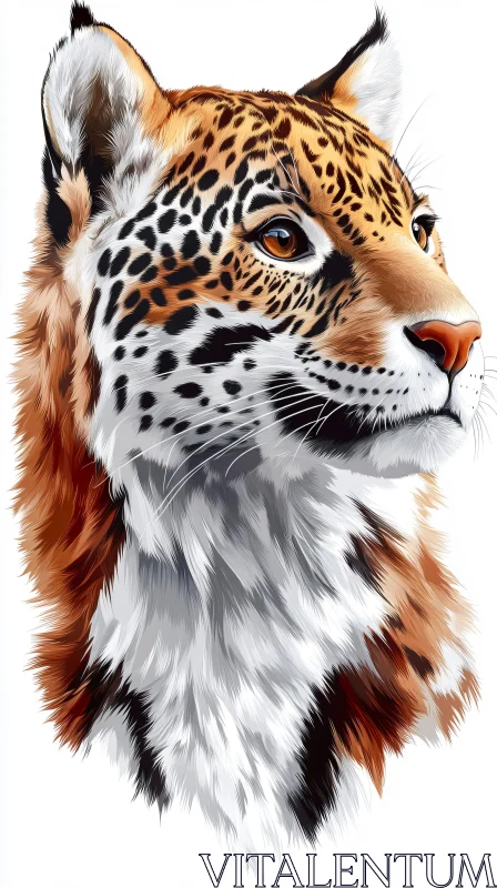 Leopard Portrait Art