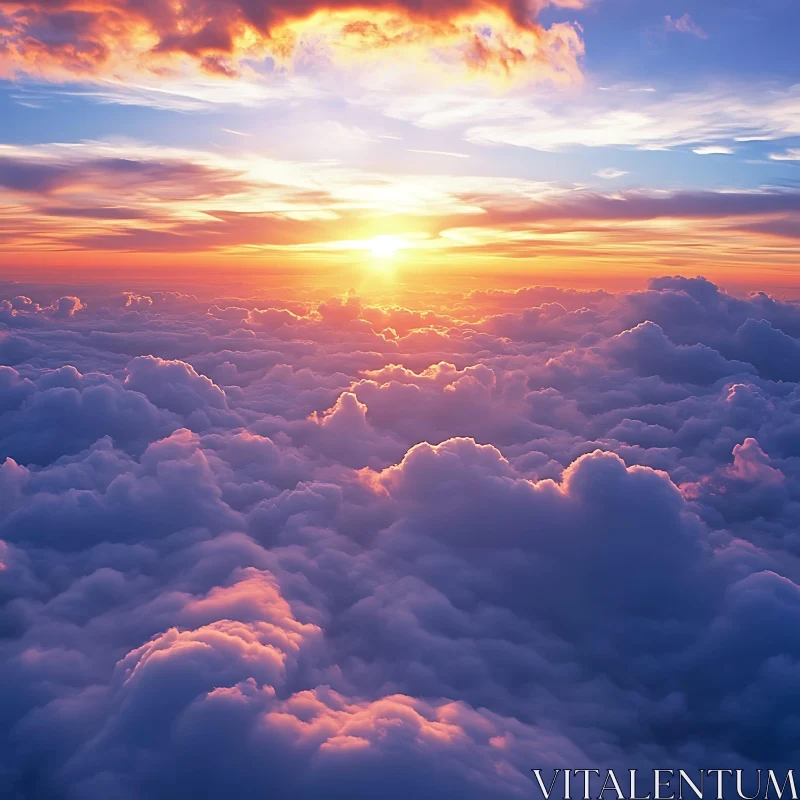 Sunset Above the Clouds