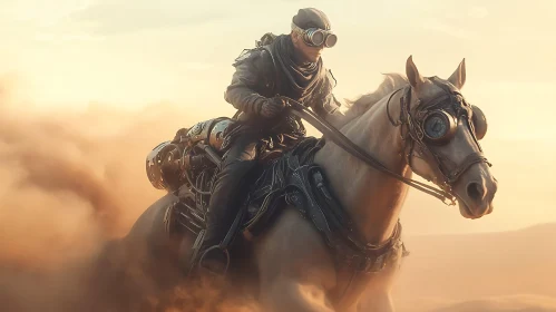 Post-Apocalyptic Horse Rider