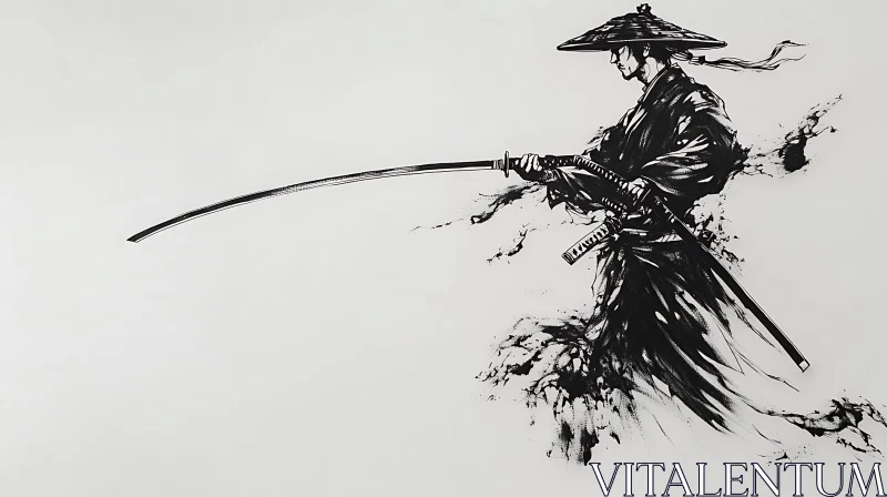 Warrior with Sword Art
