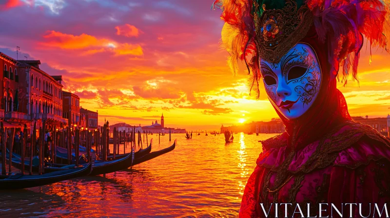 Venetian Sunset Masquerade