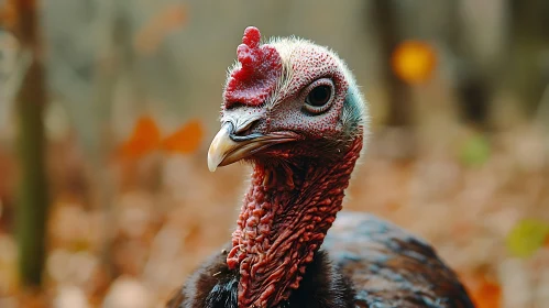 Detailed Turkey Headshot